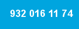 932 016 11 74 932 016 11 74